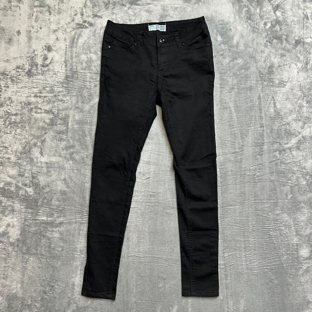Wax Jean Women's Slim Skinny Jeans Size 1 Black Denim‎
